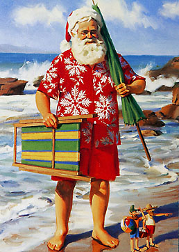 Beach Santa