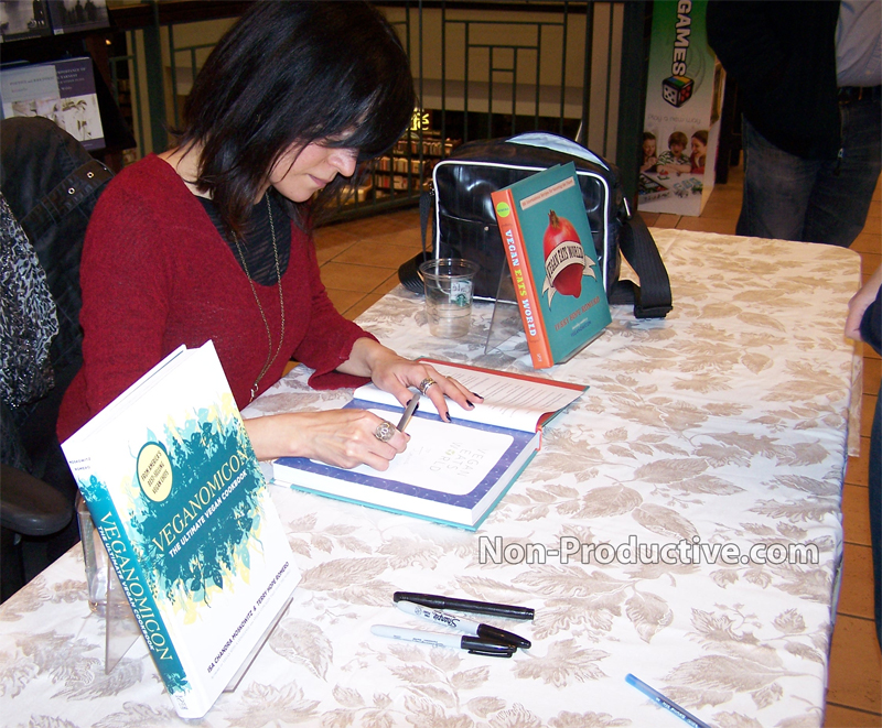 “Vegan Eats World” book signing