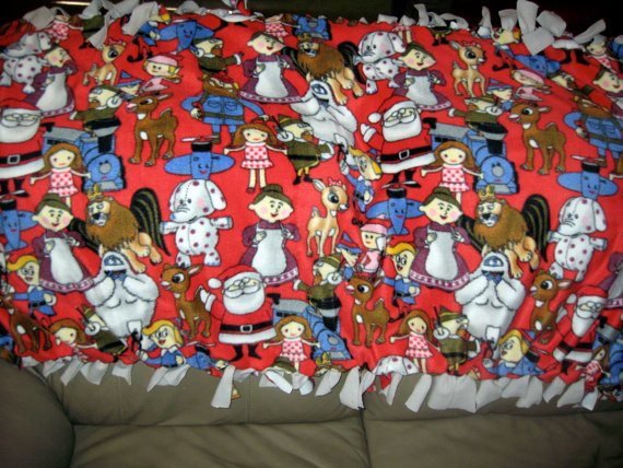 Rudolph The Red Nosed Reindeer Baby Blanket
