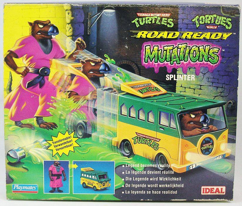 If you pay attention, you can see Splinter driving himself.