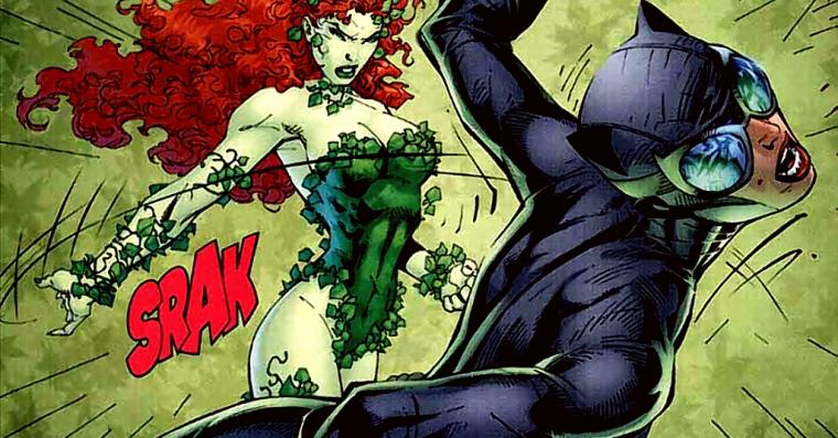 Poison Ivy vs Catwoman by Jim Lee