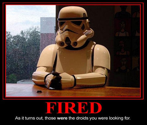 Star Wars Fired