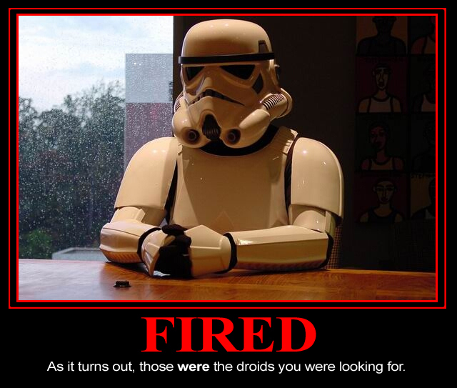 Stormtrooper Fired