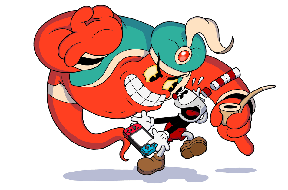 Cuphead and the Genie with a Switch