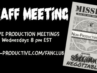 Staff Meeting Announcement: Wednesdays at 8 pm EST