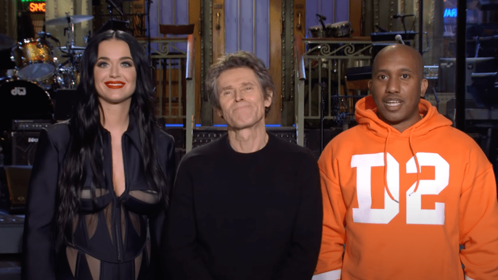 SNL Willem Dafoe and Katy Perry