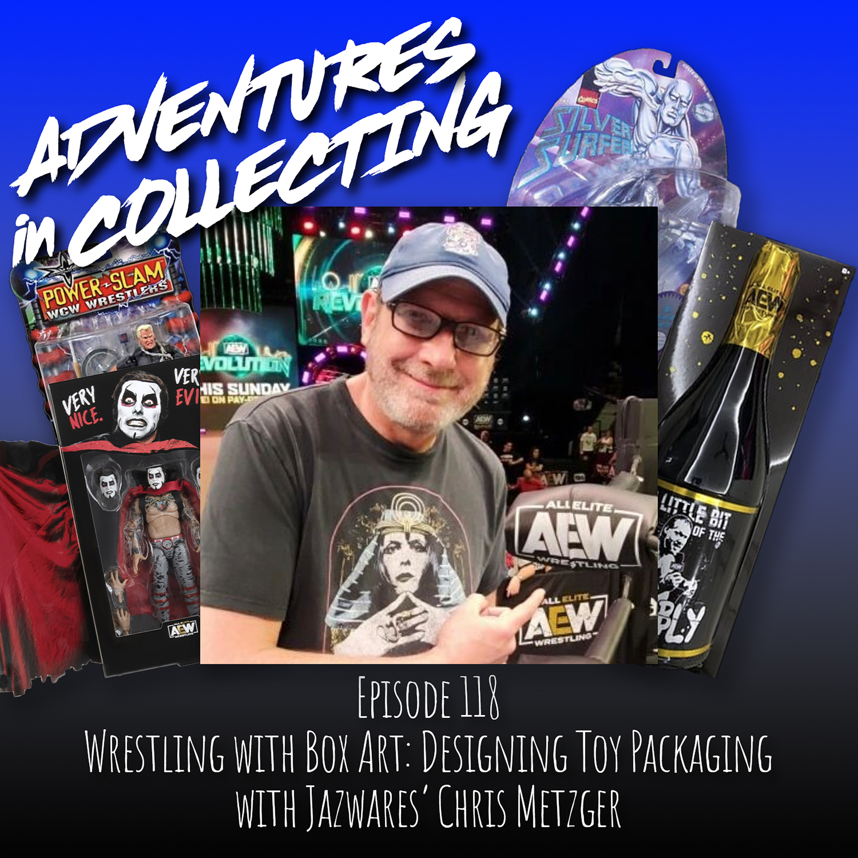 Wrestling with Box Art: Designing Toy Packaging with Jazwares&apos; Chris Metzger – Adventures in Collecting